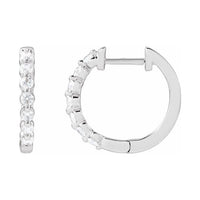 Lab-Grown Diamond Hoop Earrings