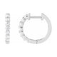Lab-Grown Diamond Hoop Earrings