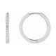 Lab-Grown Diamond Hoop Earrings