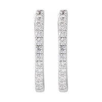 Lab-Grown Diamond Hoop Earrings