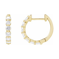Lab-Grown Diamond Hoop Earrings