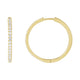 Lab-Grown Diamond Hoop Earrings