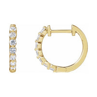 Lab-Grown Diamond Hoop Earrings