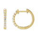 Lab-Grown Diamond Hoop Earrings