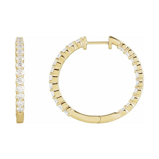 Inside-Outside Hoop Earrings