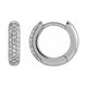 Lab-Grown Diamond Hoop Earrings