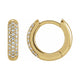 Lab-Grown Diamond Hoop Earrings