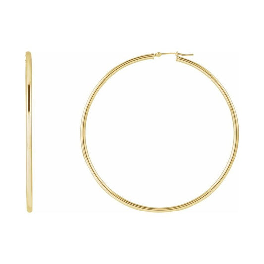 Tube Hoop Earrings