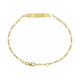 Adjustable Identification Figaro Bracelet