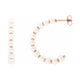 Pearl Hoop Earrings