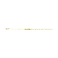 Adjustable Identification Figaro Bracelet