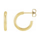 Tube Hoop Earrings
