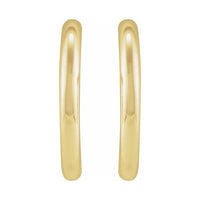 Tube Hoop Earrings