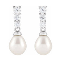 Accented Pearl Earrings