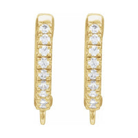 Accented Hoop Earring Top