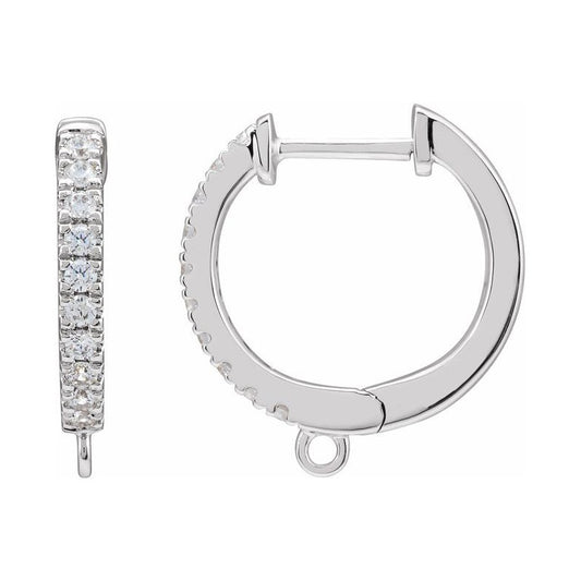 Accented Hoop Earring Top