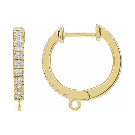Accented Hoop Earring Top