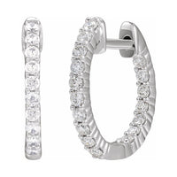 Inside-Outside Hoop Earrings