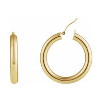 Tube Hoop Earrings