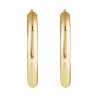 Tube Hoop Earrings