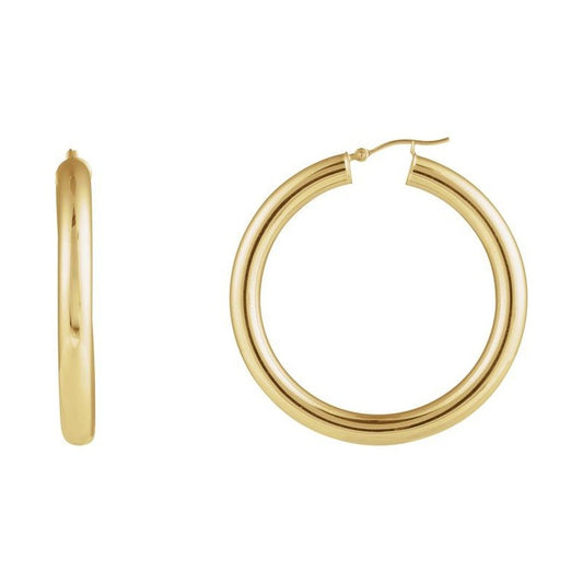 Tube Hoop Earrings