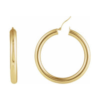 Tube Hoop Earrings