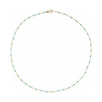 2 mm Enamel Bead Adjustable Chain