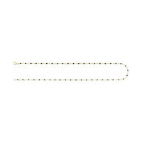2 mm Enamel Bead Adjustable Chain