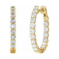 Inside-Outside Hoop Earrings