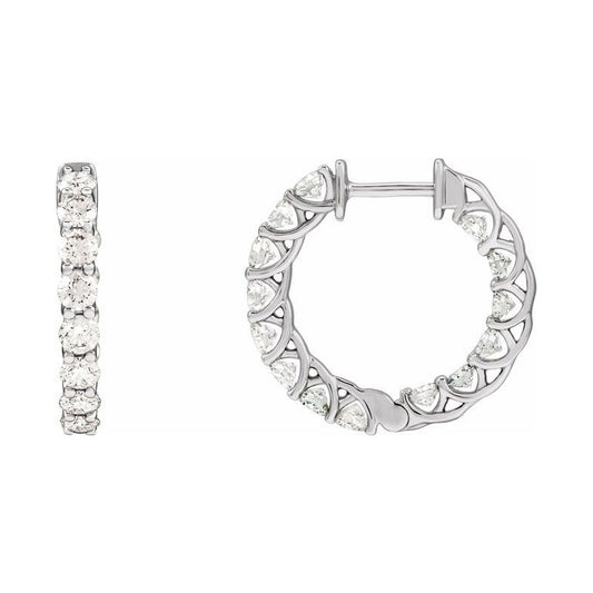 Inside-Outside Hoop Earrings