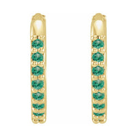 Accented Huggie Earrings