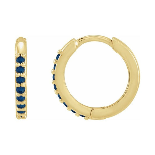 Accented Huggie Earrings