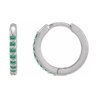 Accented Huggie Earrings