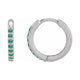 Accented Huggie Earrings