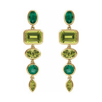 Multi-Stone Dangle Earrings