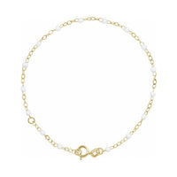 2 mm Enamel Bead Adjustable Chain