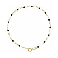 2 mm Enamel Bead Adjustable Chain