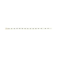 2 mm Enamel Bead Adjustable Chain