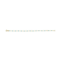 2 mm Enamel Bead Adjustable Chain