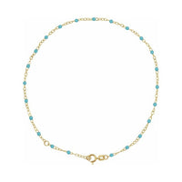 2 mm Enamel Bead Adjustable Chain
