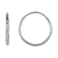 Endless Tube Hoop Earrings