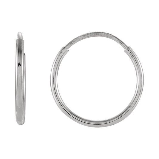 Endless Tube Hoop Earrings