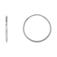 Endless Tube Hoop Earrings