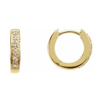 Accented Hoop Earrings