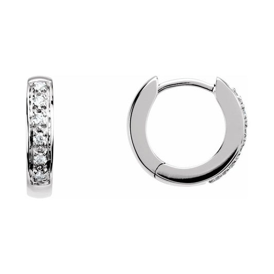 Accented Hoop Earrings
