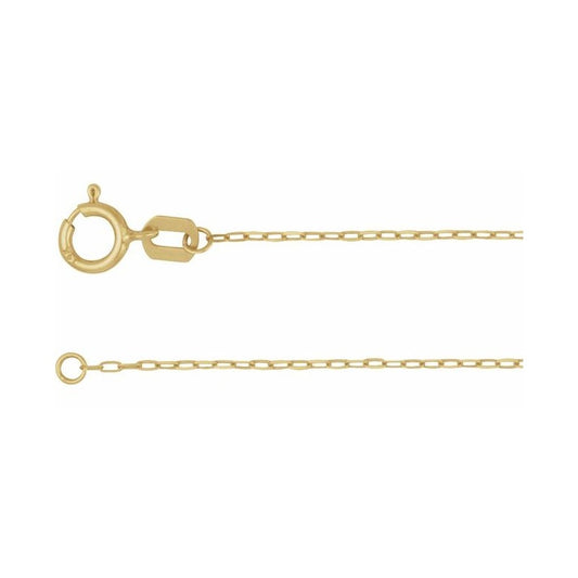 .85 mm Paperclip-Style Chain