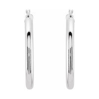 Tube Hoop Earrings
