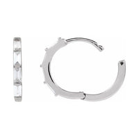 Lab-Grown Diamond Hoop Earrings