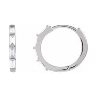 Lab-Grown Diamond Hoop Earrings