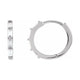 Lab-Grown Diamond Hoop Earrings